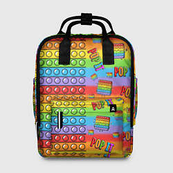 Рюкзак женский POP IT СМАЙЛЫ, цвет: 3D-принт