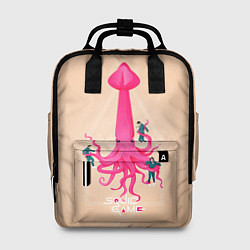Рюкзак женский В плену у Кальмара, цвет: 3D-принт