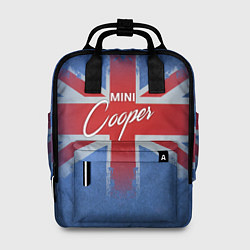 Рюкзак женский Mini cooper Великобритания, цвет: 3D-принт