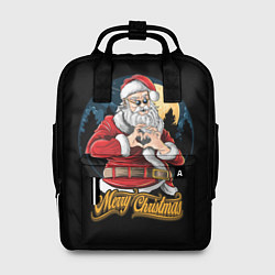 Рюкзак женский Дед Мороз с Любовью, цвет: 3D-принт