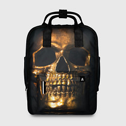 Рюкзак женский Gold Skull, цвет: 3D-принт