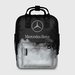 Рюкзак женский Mercedes-Benz Облака, цвет: 3D-принт