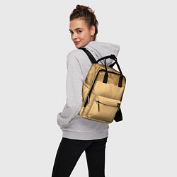 Рюкзак женский Песочный, цвет: 3D-принт — фото 2