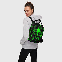 Рюкзак женский Billie Eilish - пламя, цвет: 3D-принт — фото 2
