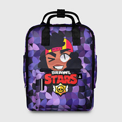 Рюкзак женский Голова Мег Brawl Stars, цвет: 3D-принт