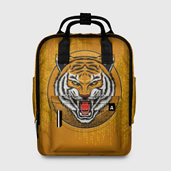 Женский рюкзак Голова свирепого тигра