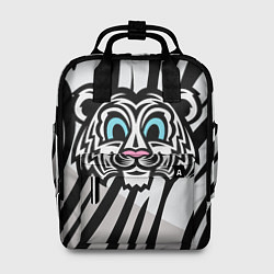 Рюкзак женский Забавный Белый тигр, цвет: 3D-принт