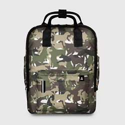 Рюкзак женский Камуфляж из Собак Camouflage, цвет: 3D-принт