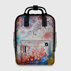 Рюкзак женский ЦветоТрэш, цвет: 3D-принт