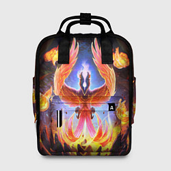 Рюкзак женский DOTA 2 ФЕНИКС, цвет: 3D-принт