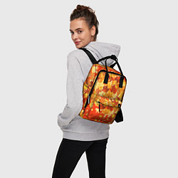Рюкзак женский Кленовый листопад, цвет: 3D-принт — фото 2