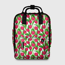 Рюкзак женский Весенние Тюльпаны, цвет: 3D-принт
