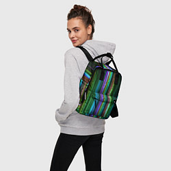 Рюкзак женский Свет неоновой радуги, цвет: 3D-принт — фото 2