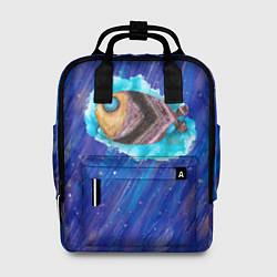 Рюкзак женский Забавная рыба, цвет: 3D-принт