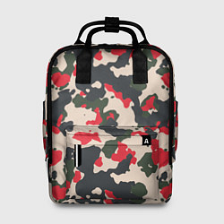 Рюкзак женский Модный Камуфляж - милитари, цвет: 3D-принт