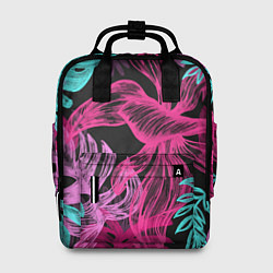 Рюкзак женский Папоротниковый неон, цвет: 3D-принт