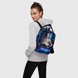 Рюкзак женский Джуди Альварес Judy Cyberpunk 2077, цвет: 3D-принт — фото 2