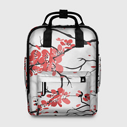 Рюкзак женский Распустившиеся цветы, цвет: 3D-принт