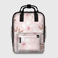 Рюкзак женский Розовые цветы весны, цвет: 3D-принт