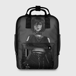 Рюкзак женский Микаса в современном виде Атака титанов, цвет: 3D-принт