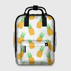 Рюкзак женский Поле ананасов, цвет: 3D-принт