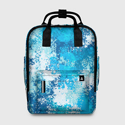 Рюкзак женский Спортивный камуфляж Пикси - Лагуна, цвет: 3D-принт