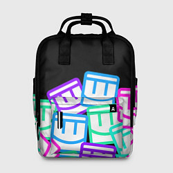 Женский рюкзак Разноцветные лого REC ROOM