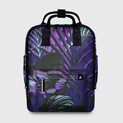Рюкзак женский Цветы Тропики Ночью, цвет: 3D-принт