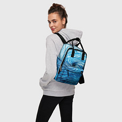 Рюкзак женский Водоворот Океан, цвет: 3D-принт — фото 2