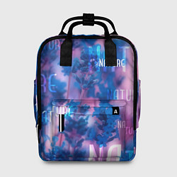Рюкзак женский Nature - надписи, цвет: 3D-принт
