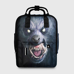 Рюкзак женский Оборотень - Волк, цвет: 3D-принт
