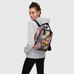 Рюкзак женский Цветущий сад, цвет: 3D-принт — фото 2