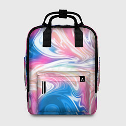 Рюкзак женский Абстрактный цветной паттерн Волны Abstract Color P, цвет: 3D-принт