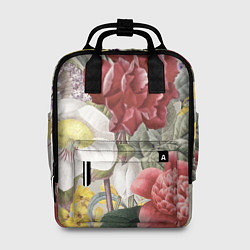 Рюкзак женский Цветы Красочный Садовый Букет, цвет: 3D-принт