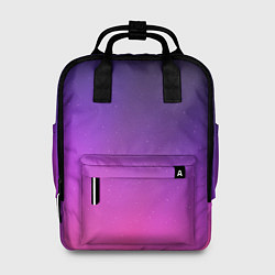 Рюкзак женский Розовофиолетовый градиент, цвет: 3D-принт