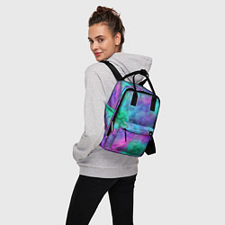 Рюкзак женский Красочный летний паттерн, цвет: 3D-принт — фото 2