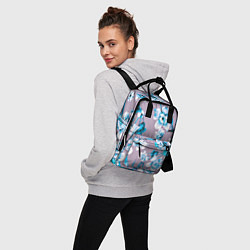 Рюкзак женский Летний стилизованный цветочный паттерн, цвет: 3D-принт — фото 2