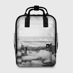 Рюкзак женский Горы и туман, цвет: 3D-принт