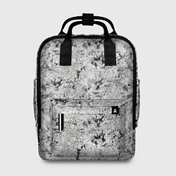 Рюкзак женский Светло серый абстрактный, цвет: 3D-принт