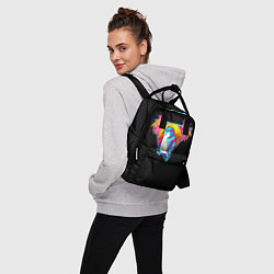 Рюкзак женский Неоновый Малыш Чимс, цвет: 3D-принт — фото 2