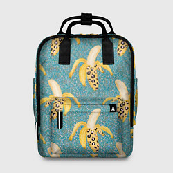 Женский рюкзак Леопардовый банан паттерн