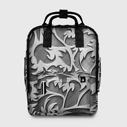 Женский рюкзак Растительный орнамент - резьба по дереву