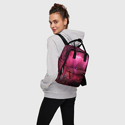 Рюкзак женский Рубиновая туманность, цвет: 3D-принт — фото 2