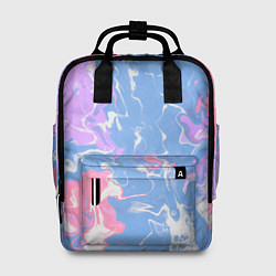 Рюкзак женский Цветная размытость, цвет: 3D-принт