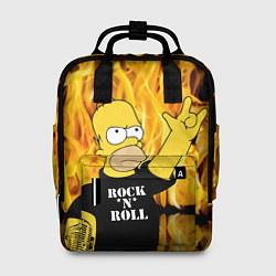 Женский рюкзак Homer Simpson - Rock n Roll!