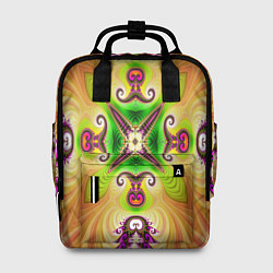 Женский рюкзак Яркий фрактальный узор