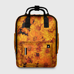 Рюкзак женский Фон из желтых цветов, цвет: 3D-принт
