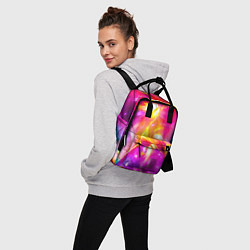 Рюкзак женский Цветные огни в ночи, цвет: 3D-принт — фото 2