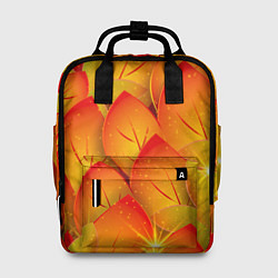 Рюкзак женский Осенние желтые листья, цвет: 3D-принт