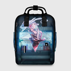 Рюкзак женский Аяка Камисато в примогеме, цвет: 3D-принт